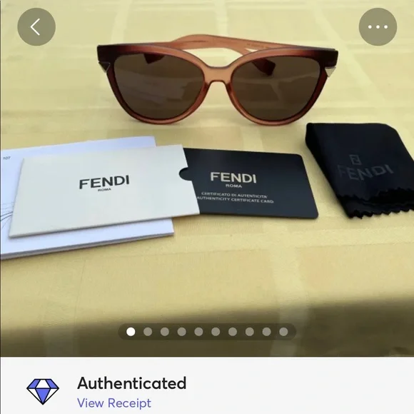 SOLD❌❌❌Fendi Optyl Cat Eye Sunglasses SOLD ❌❌❌ - Picture 10 of 10